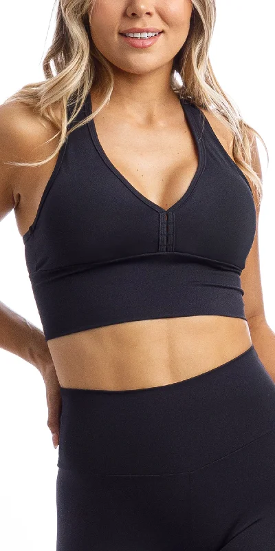 Midnight Body Luxe Racer Back Bra