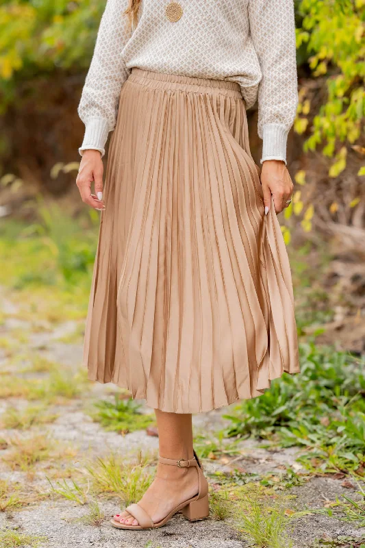 Classic Accordion Midi Skirt